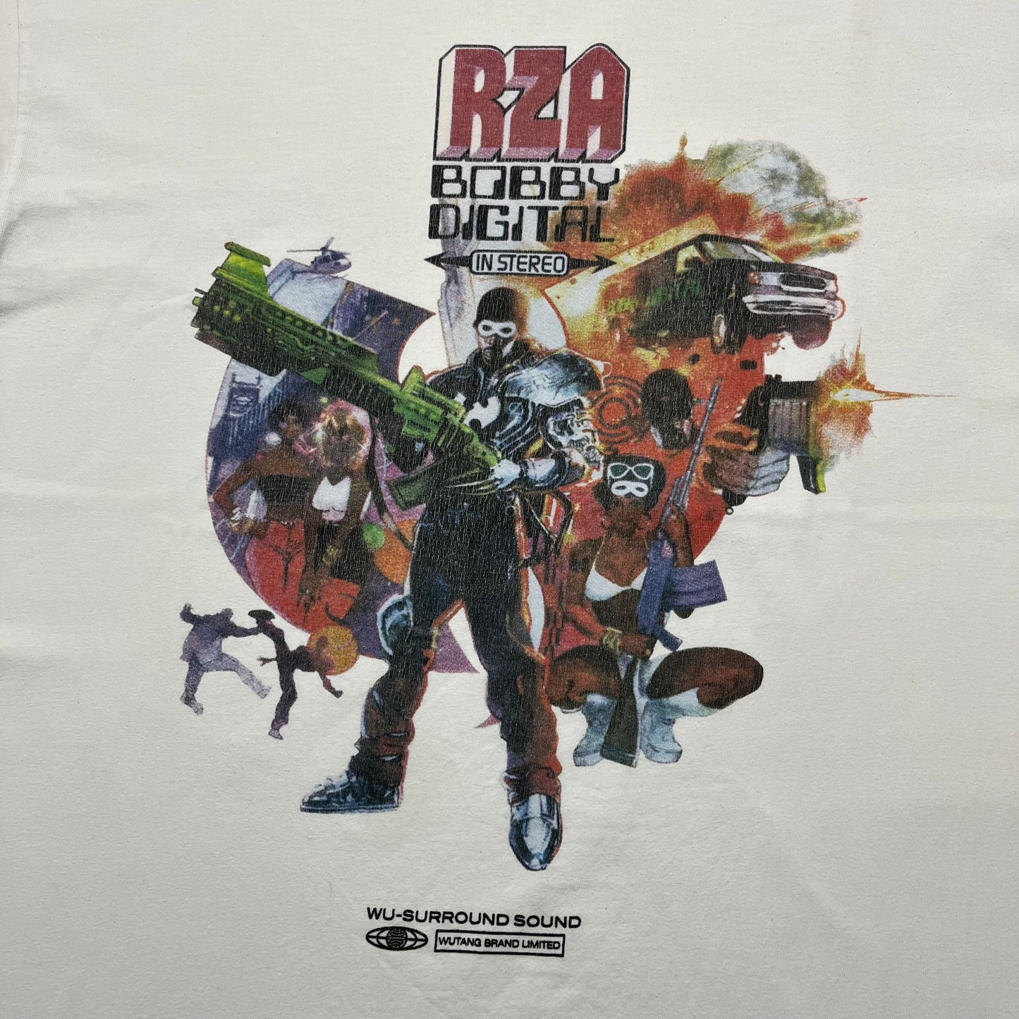 Y2K RZA Bobby Digital Album Promo tee / L