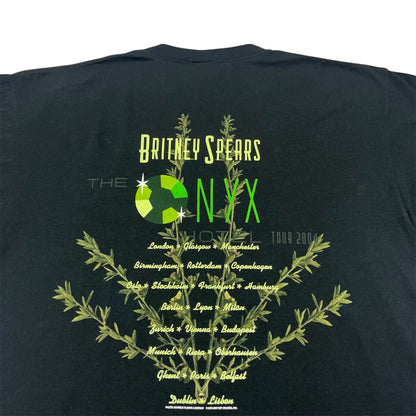 2004 BRITNEY SPEARS Onyx EU Tour Promo tee / L