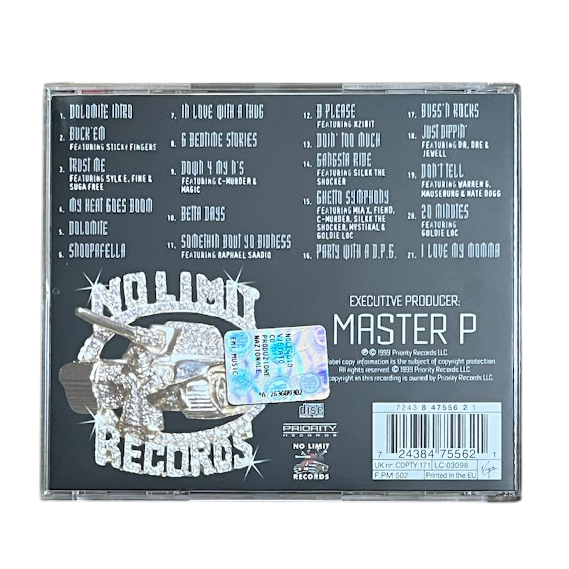 SNOOP DOGG - NO LIMIT TOP DOGG - 1999 (CD)