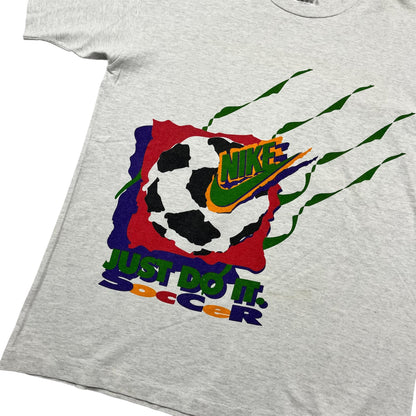 Vintage 90s NIKE Soccer single stitch tee / M