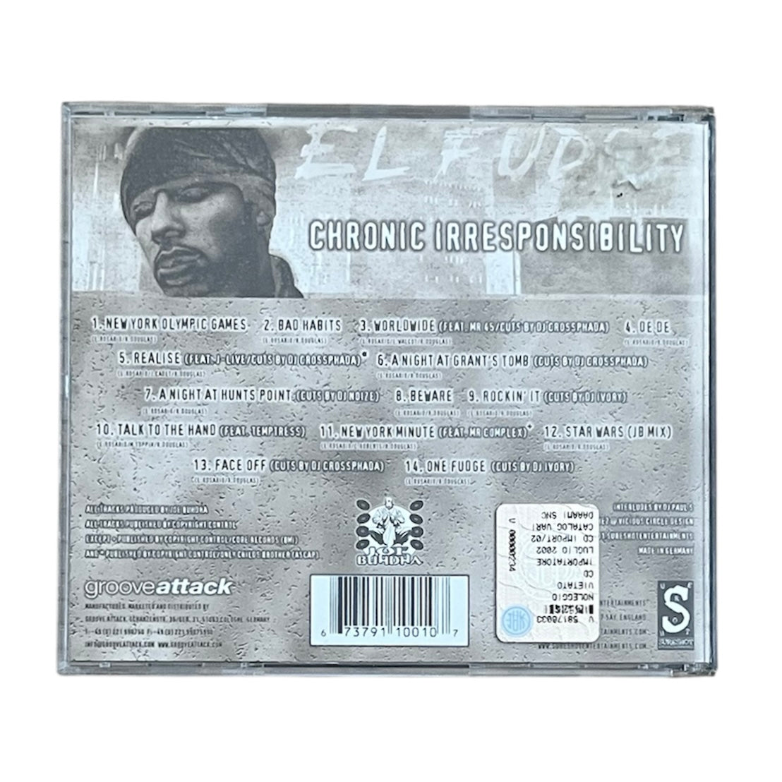 EL FUDGE - CHRONIC IRRESPONSIBILITY - 2001 (CD)