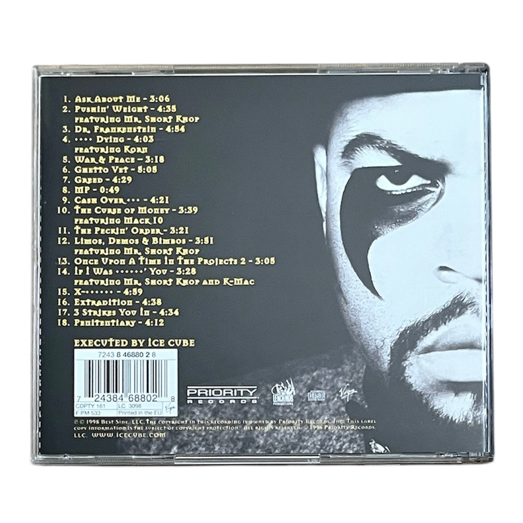 ICE CUBE - WAR & PEACE VOL. 1 (THE WAR DISC) - 1998 (CD)