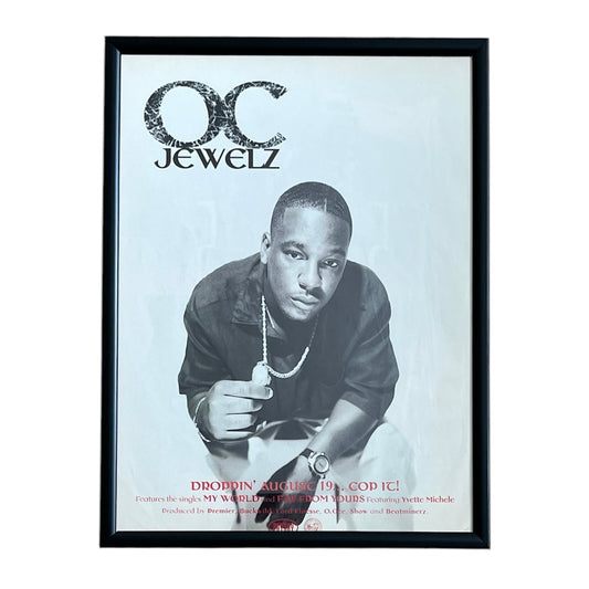 1998 OC “JEWELZ” Album Promo framed cut out 21x28cm