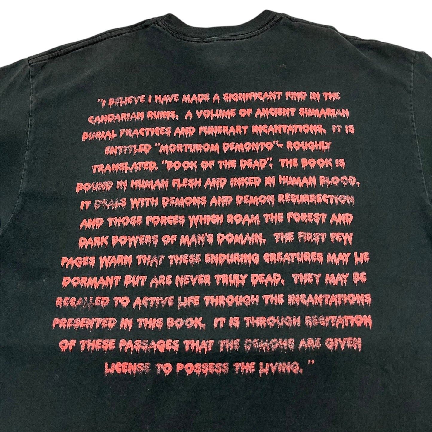 2001 The Evil Dead Movie Promo tee / XL