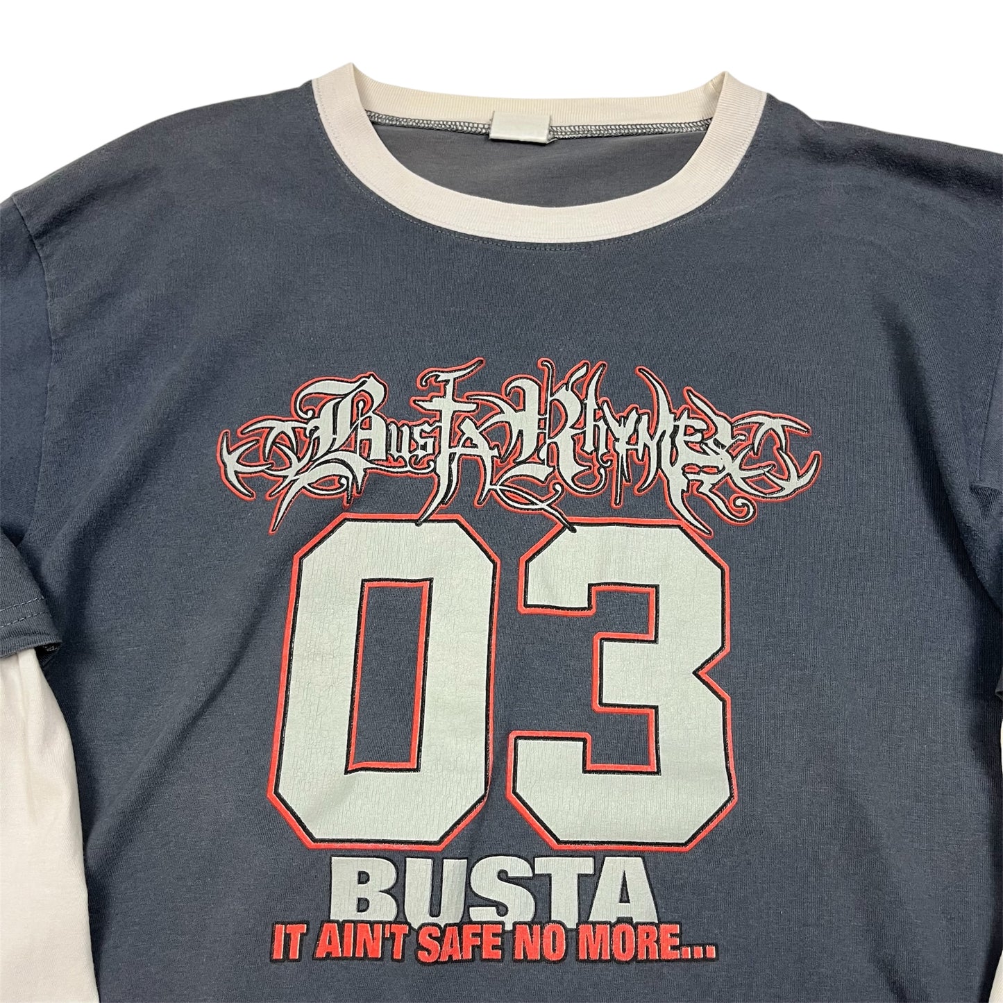 2003 BUSTA RHYMES “IT AIN’T SAFE NO MORE” Longsleeves Tee / M