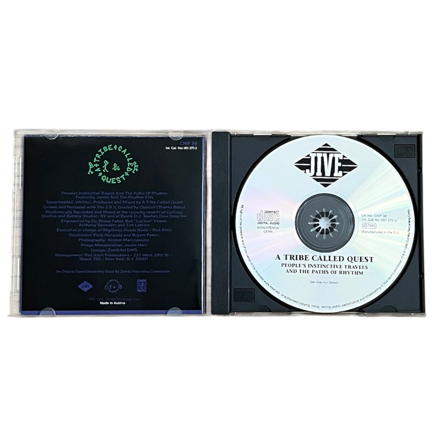 A TRIBE CALLED QUEST - PEOPLE’S INSTINCTIVE TRAVELS AND THE PATHS OF RHYTHM - 1990 (CD)