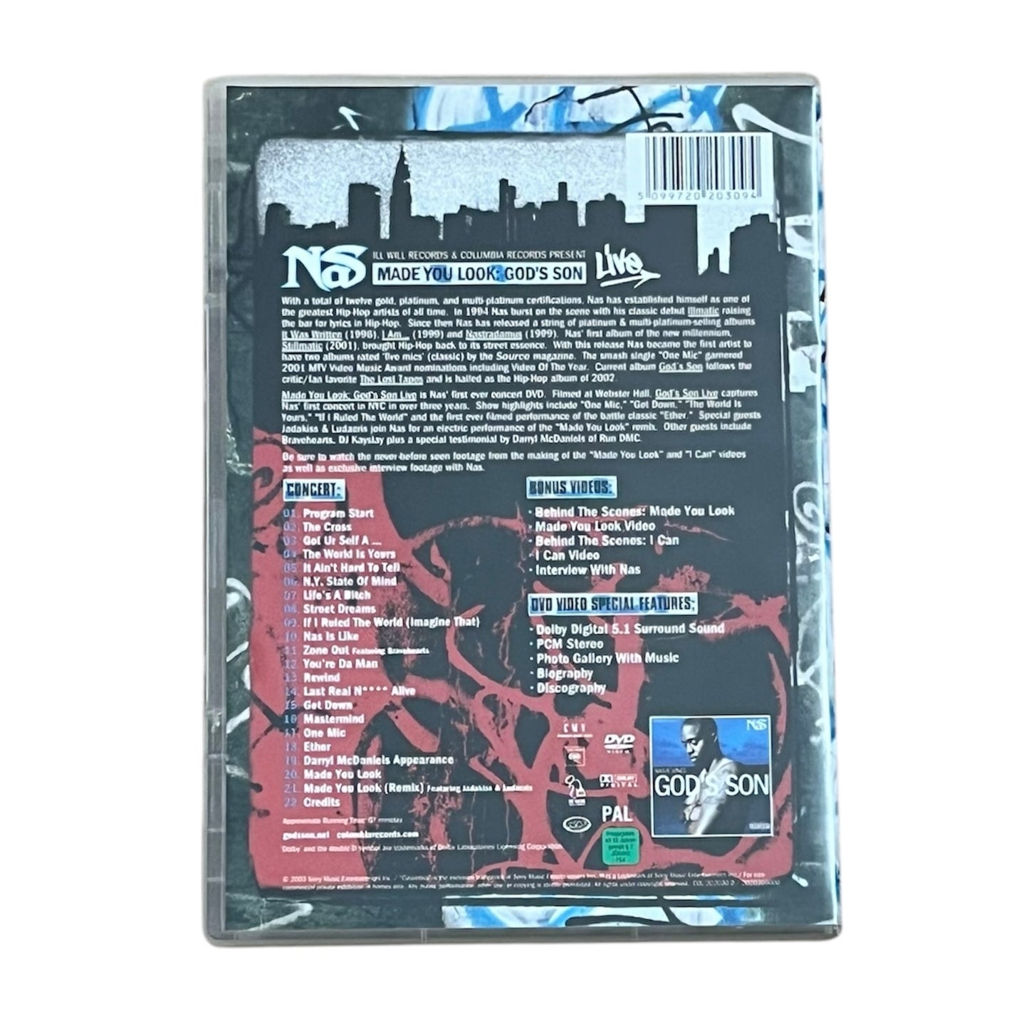 2003 NAS “Made You Look: God’s Son Live” DVD