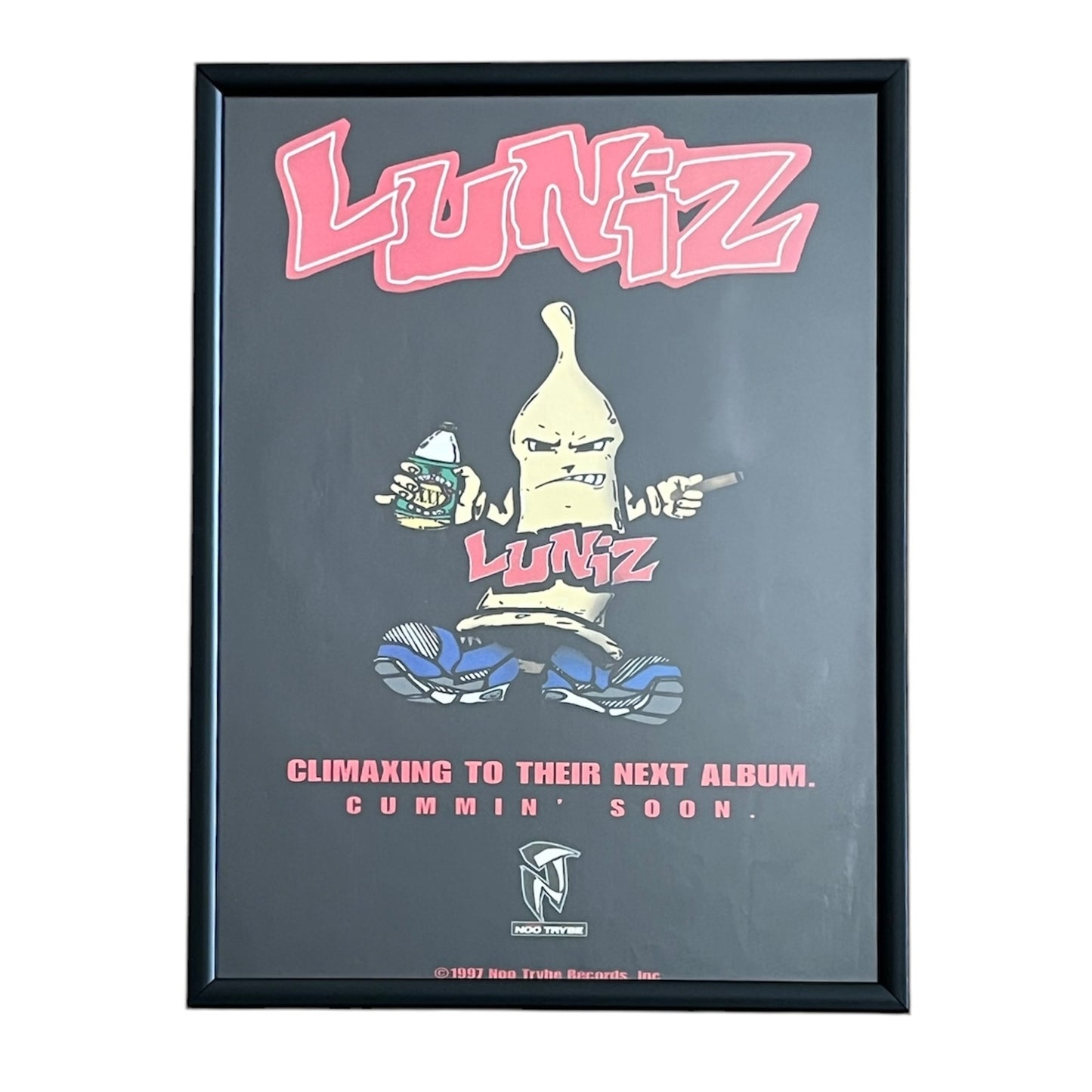 1997 LUNIZ Album Promo framed cut out 21x28cm