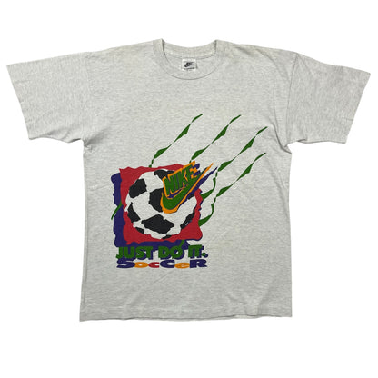Vintage 90s NIKE Soccer single stitch tee / M