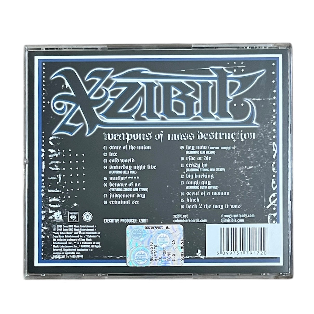 XZIBIT - WEAPONS OF MASS DESTRUCTION - 2004 (CD)