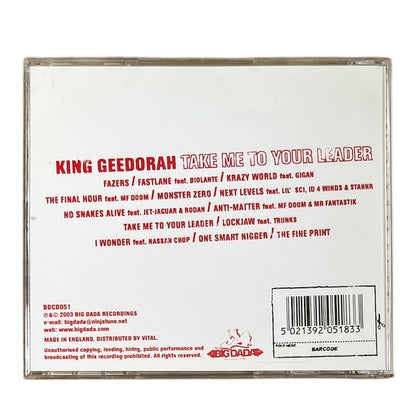 KING GEEDORAH - TAKE ME TO YOUR LEADER - 2003 (CD)