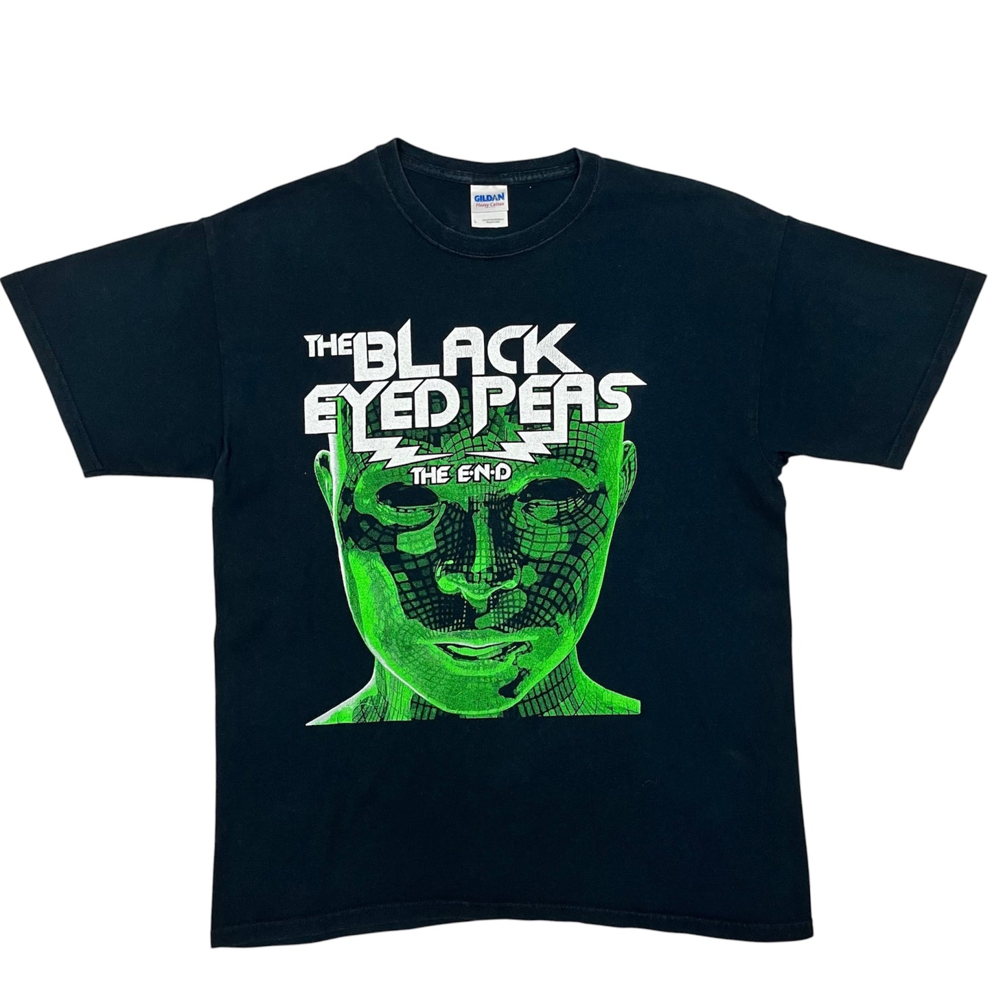 2010 BLACK EYED PEAD The End Tour Promo tee / L