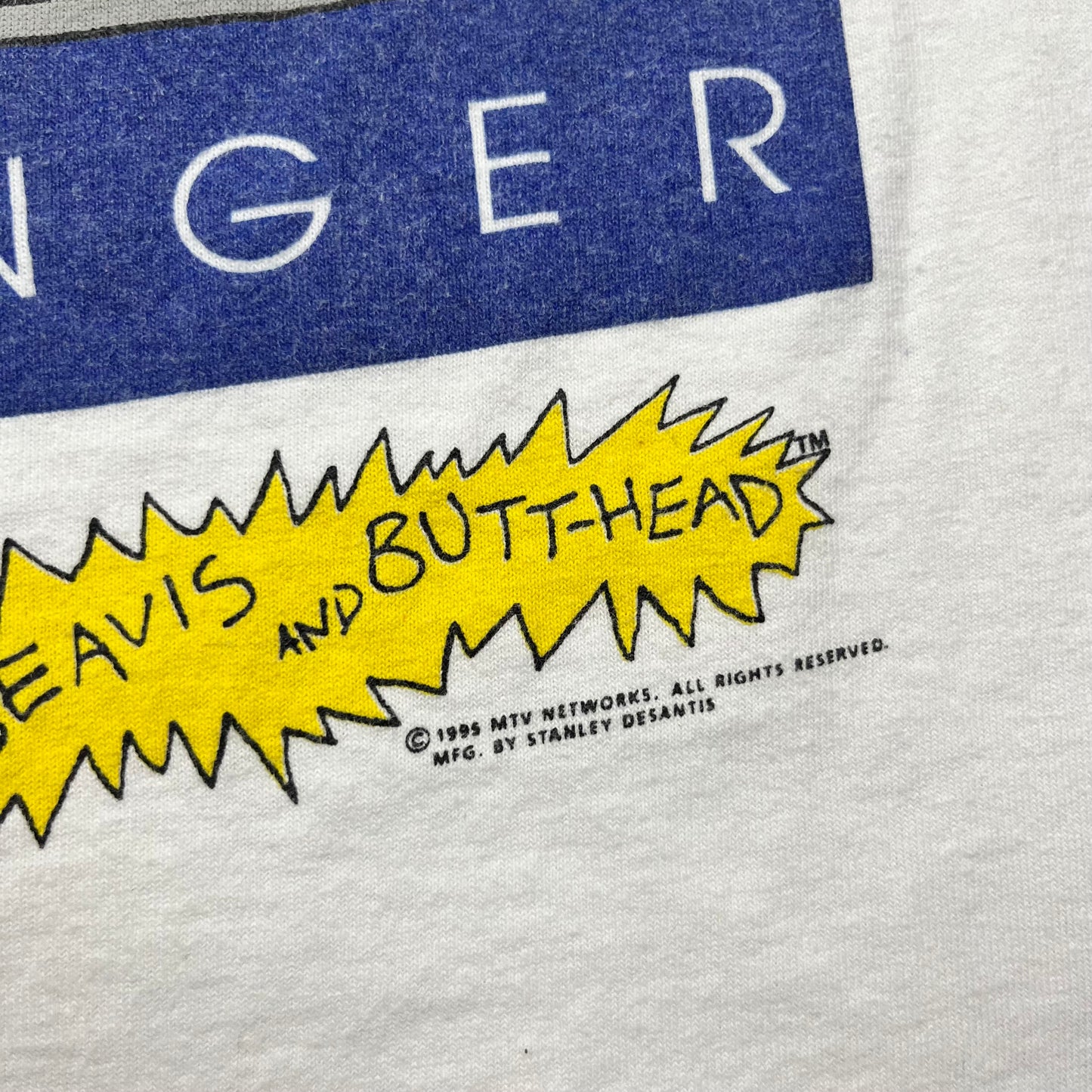 1995 MTV BEAVIS & BUTTHEAD TV Show Promo tee / M