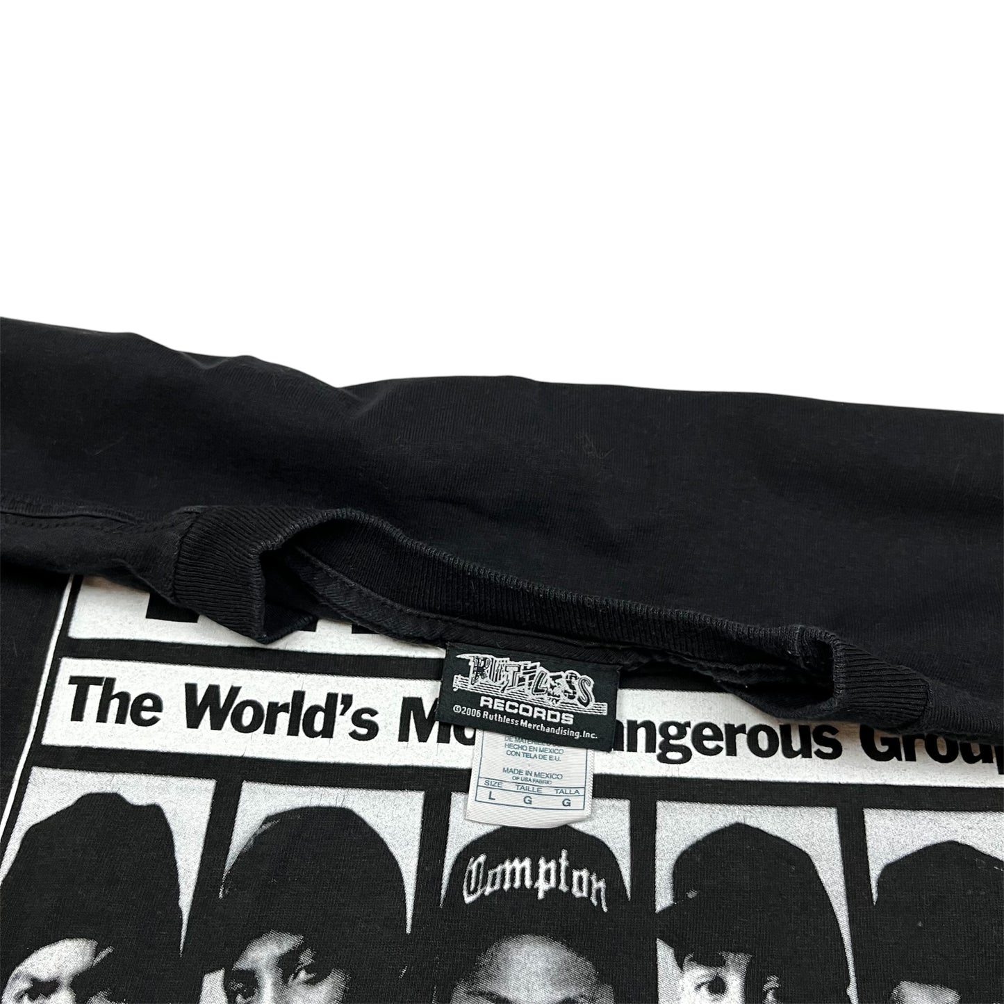 2006 NWA/RUTHLESS RECORDS Tee / L