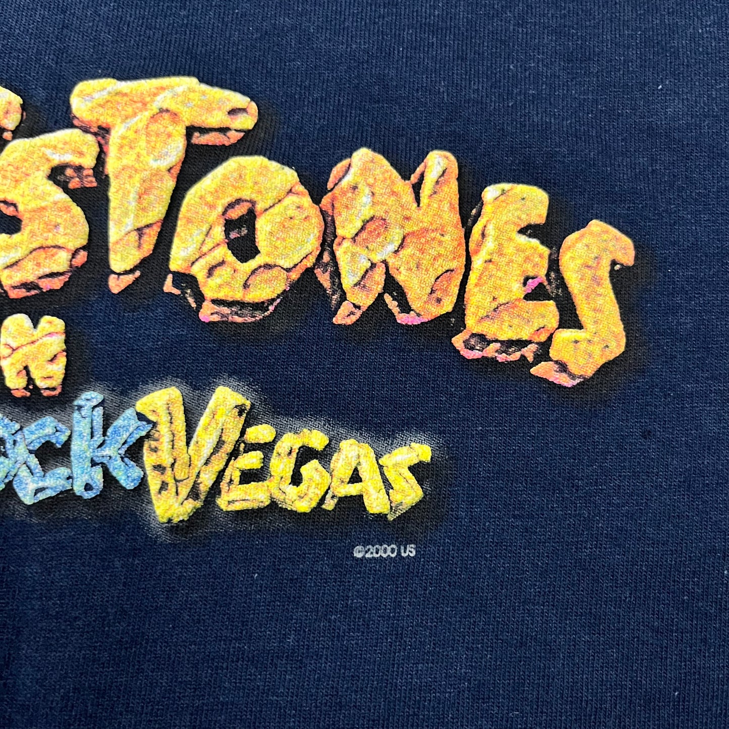 2000 THE FLINTSTONES In Viva Rock Vegas Movie Promo single stitch tee / L