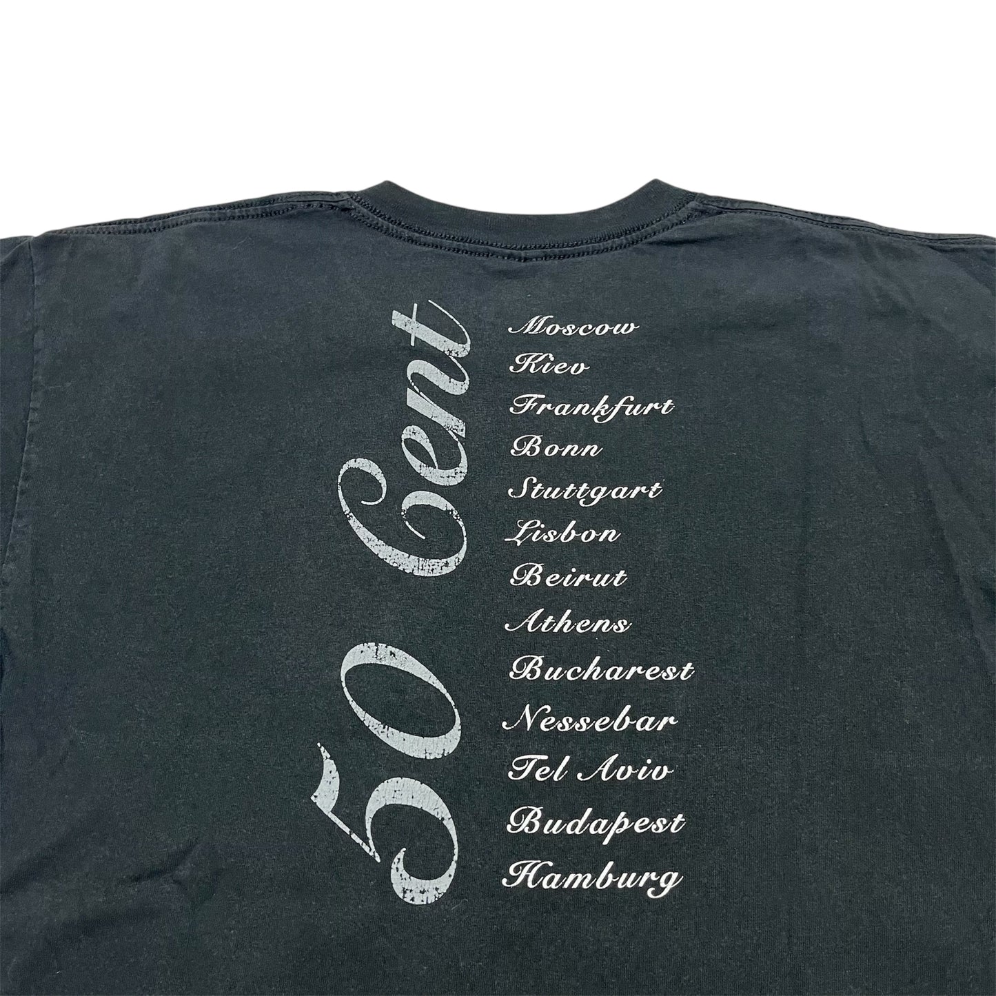 2005 50 CENT EU Tour Promo tee / L