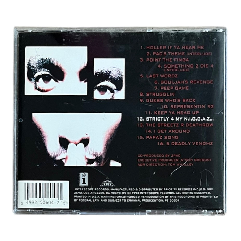 2PAC - STRICTEMENT 4 MES NIGGAZ - 1993