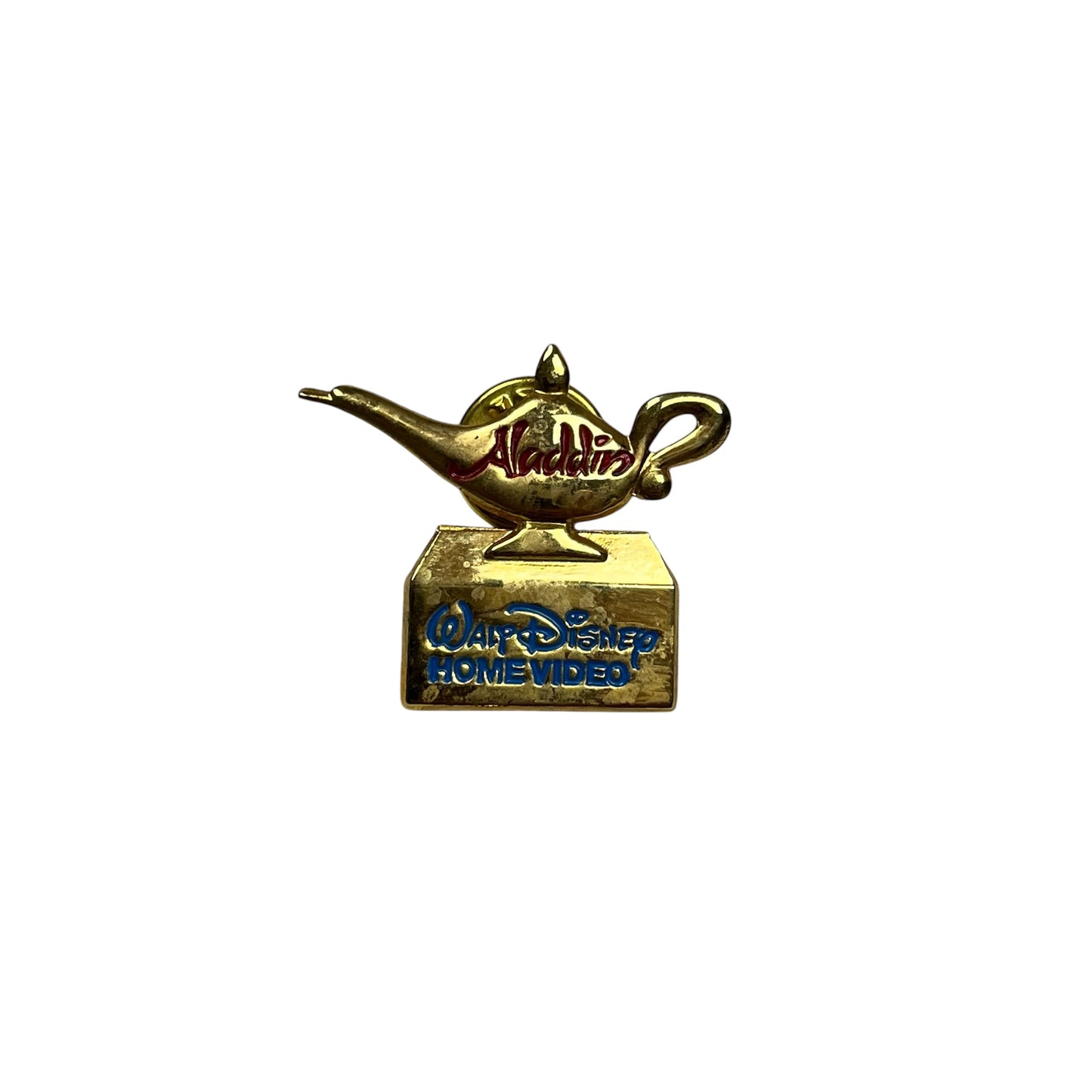 90s Disney ALADDIN Home Video Movie Promo Cap + Pin