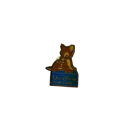 90s Disney BAMBI Home Video Promo Cap + Pin