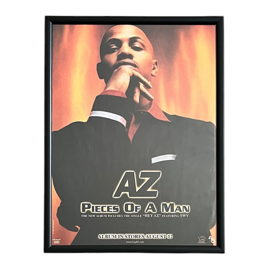 1998 AZ “PIECES OF A MAN” Album Promo framed cut out 21x28cm