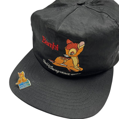 90s Disney BAMBI Home Video Promo Cap + Pin
