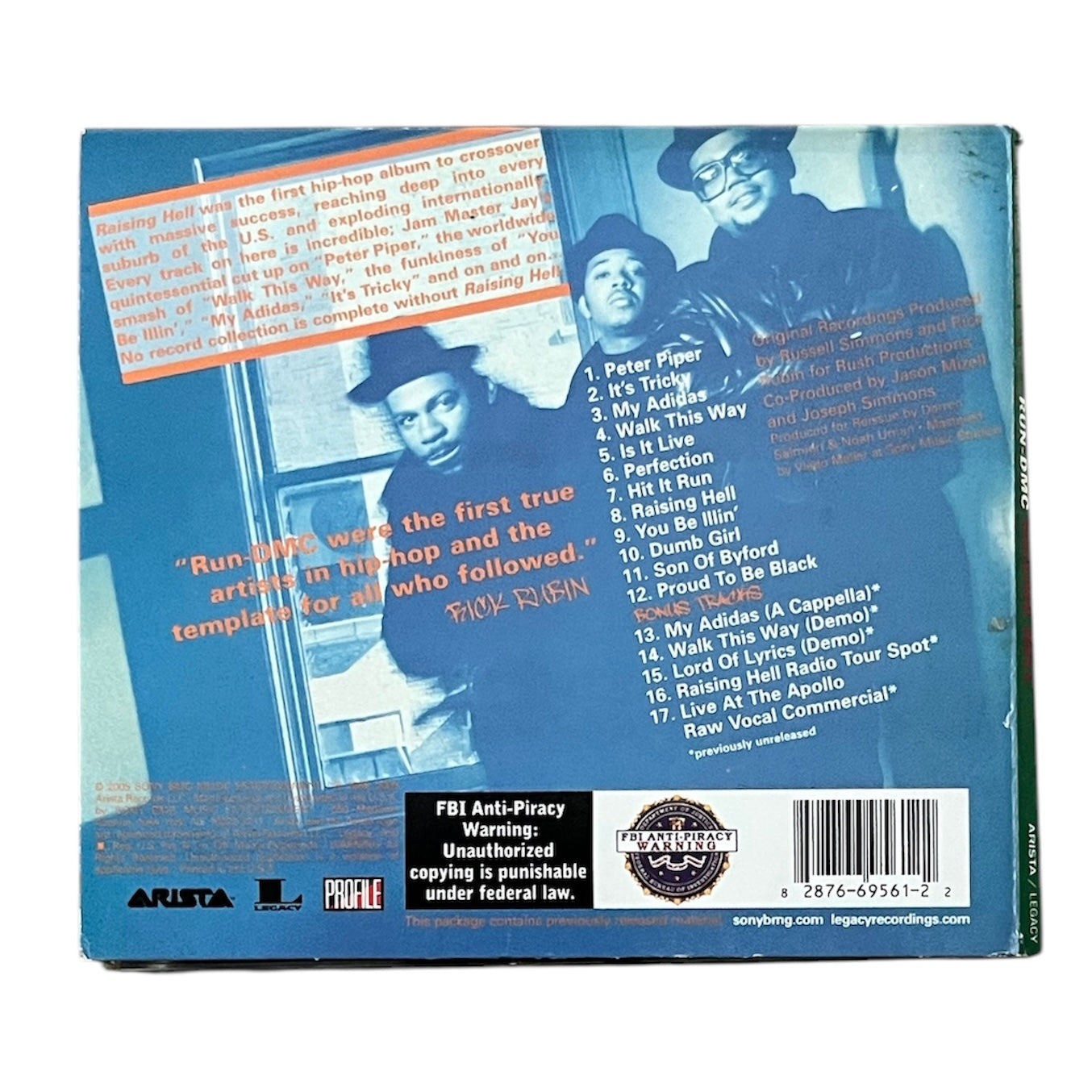 RUN DMC - RAISING HELL - 1986 (CD)