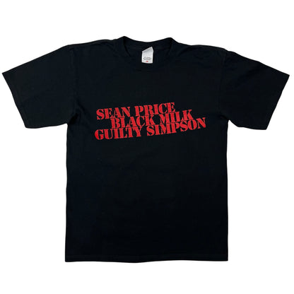 2007 SEAN PRICE BLACK MILK GUILTY SIMPSON EU Tour Promo tee / M