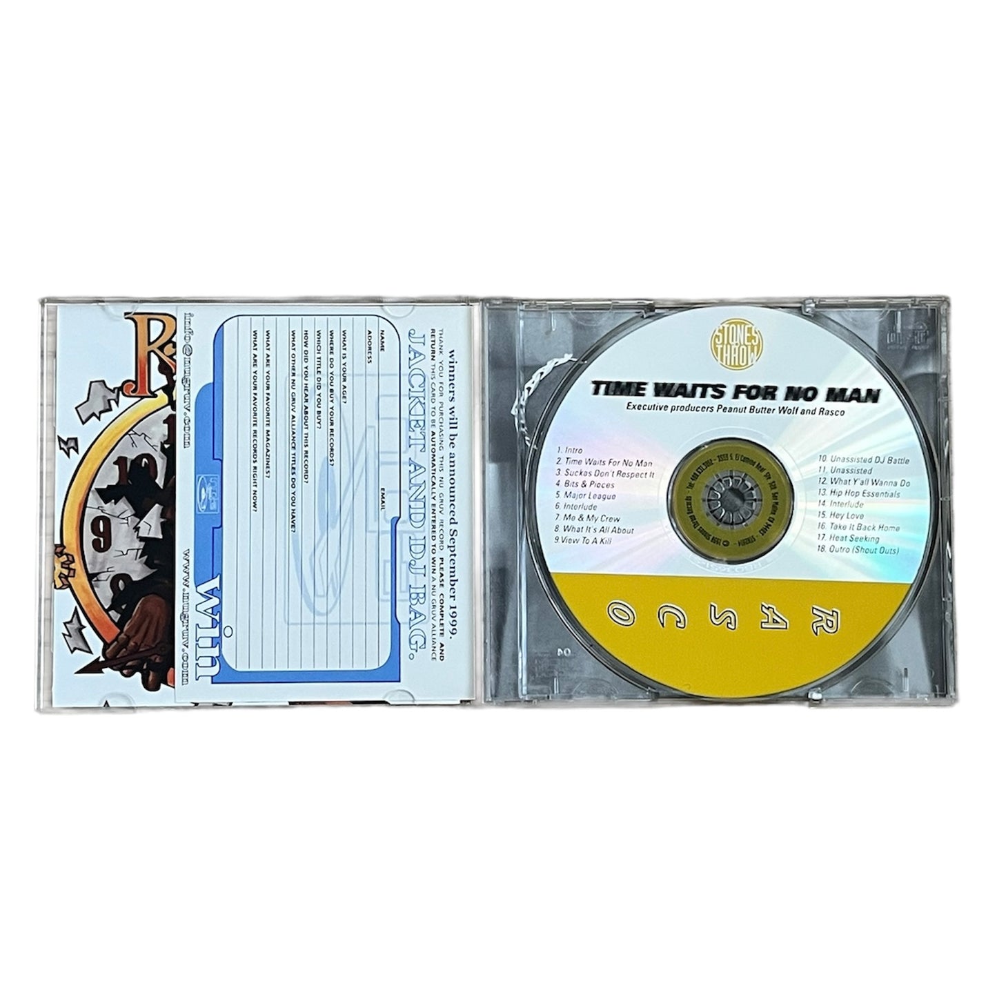 RASCO - TIME WAITS FOR NO MAN - 1998 (CD)