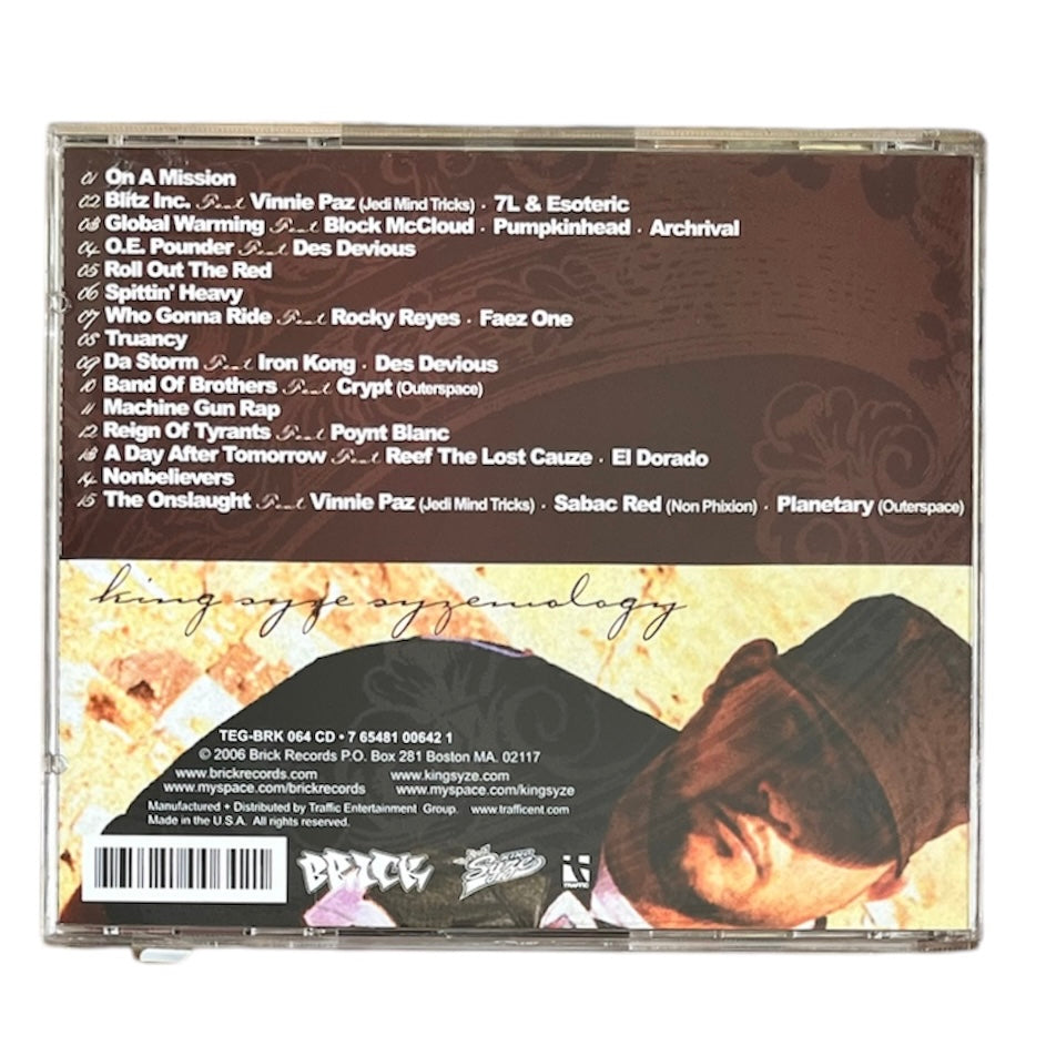 KING SYZE - SYZEMOLOGY - 2008 (CD)