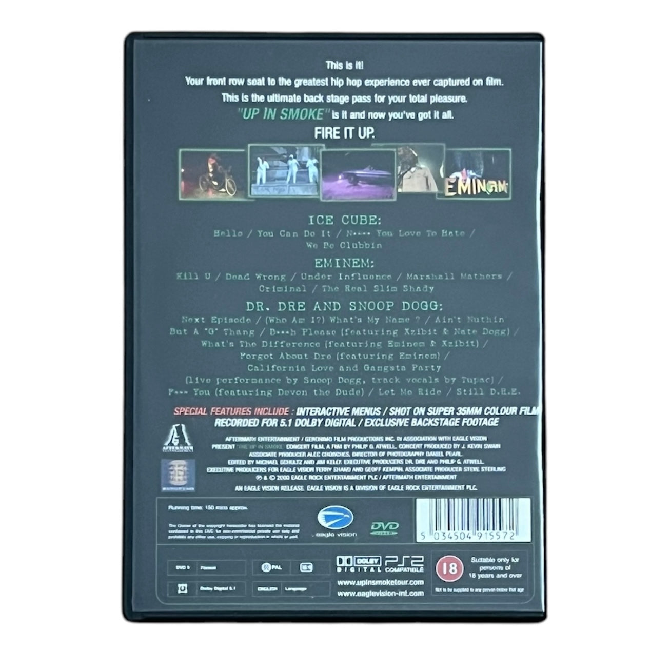 2000 The Up In Smoke Tour DVD