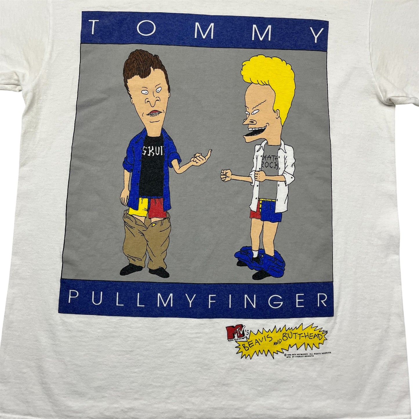 1995 MTV BEAVIS & BUTTHEAD TV Show Promo tee / M