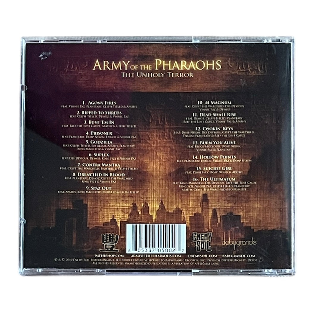 ARMY OF THE PAHAROHS - THE UNHOLY TERROR - 2010 (CD)