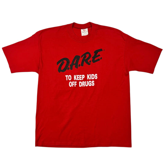 Vintage 90s DARE Program single stitch tee / XL