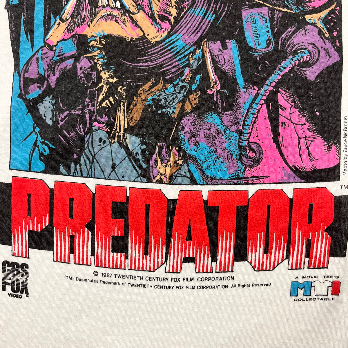 1987 PREDATOR Movie tee / L
