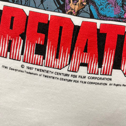 1987 PREDATOR Movie tee / L