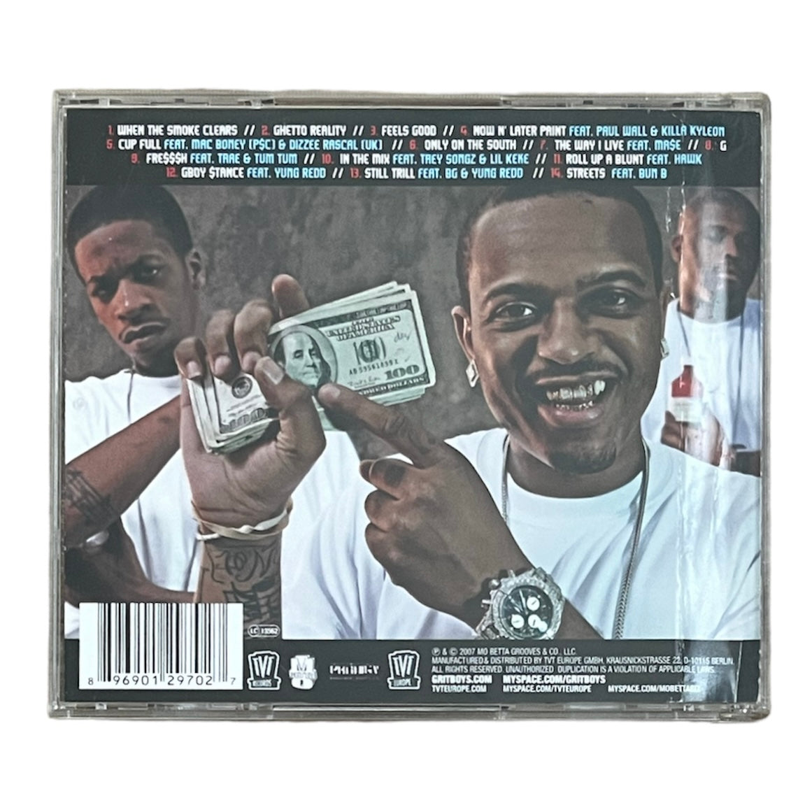 GRIT BOYS - GHETTO REALITY IN TEXAS - 2007 (CD)