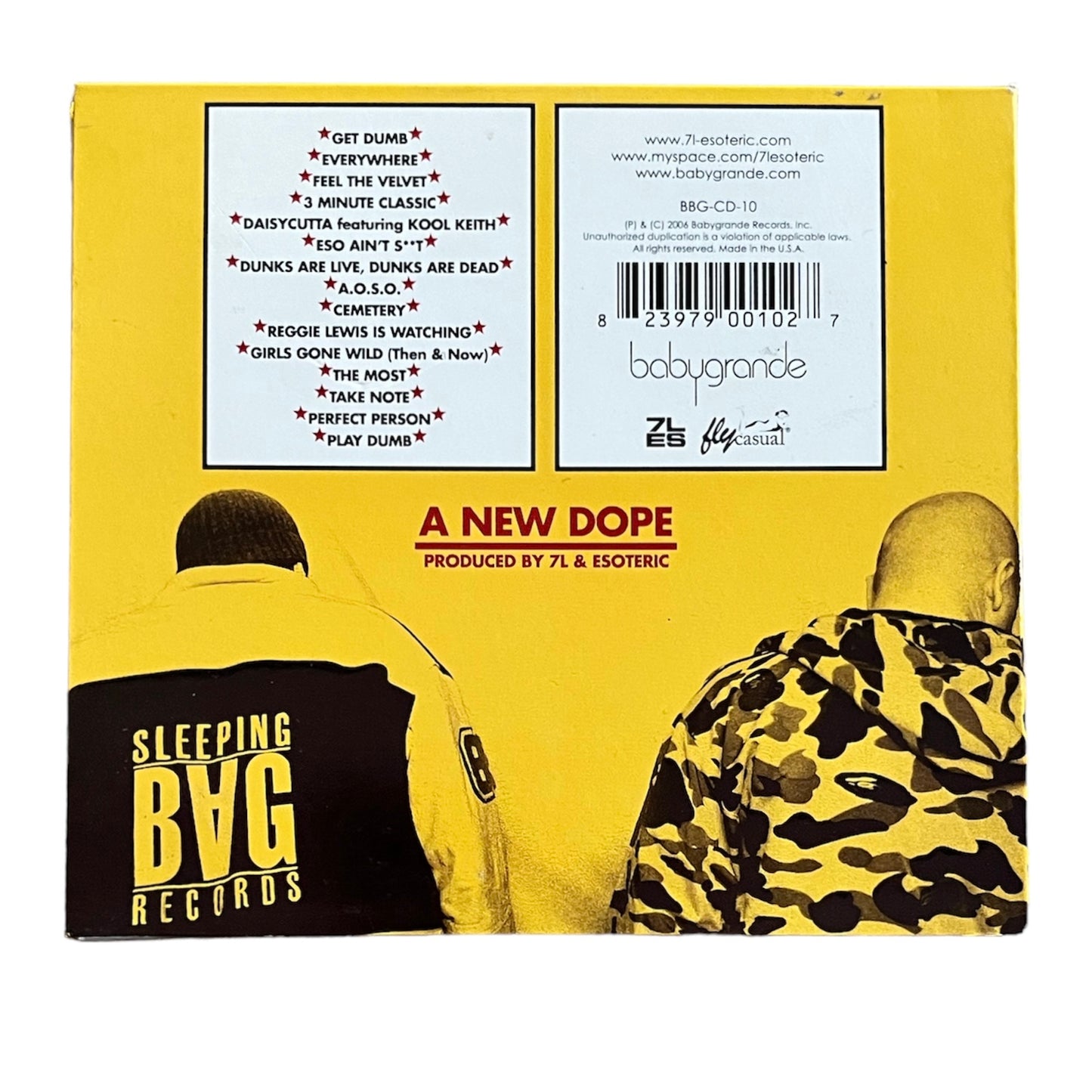 7L &amp; ESOTERIC - UN NOUVEAU DOPE - 2006 (CD)