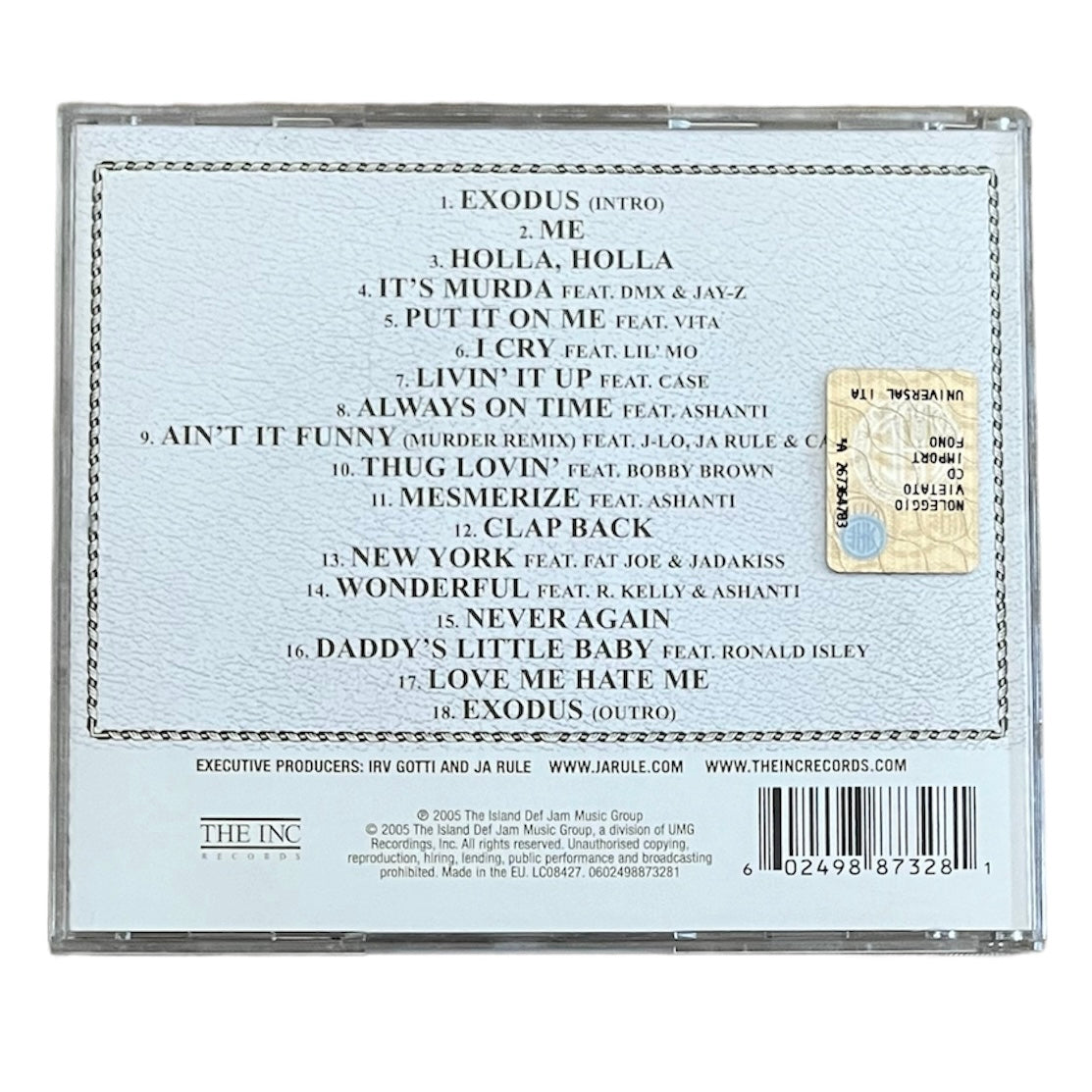 JA RULE - EXODUS - 2005 (CD)