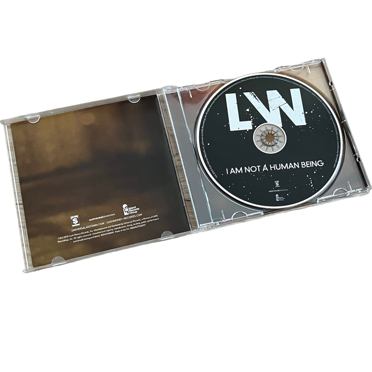 LIL WAYNE - I AM NOT A HUMAN BEING - 2010 (CD)