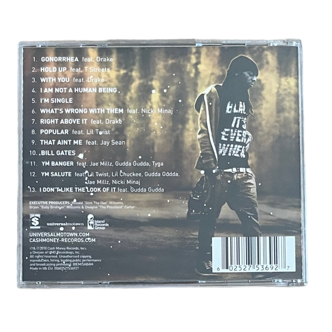 LIL WAYNE - I AM NOT A HUMAN BEING - 2010 (CD)