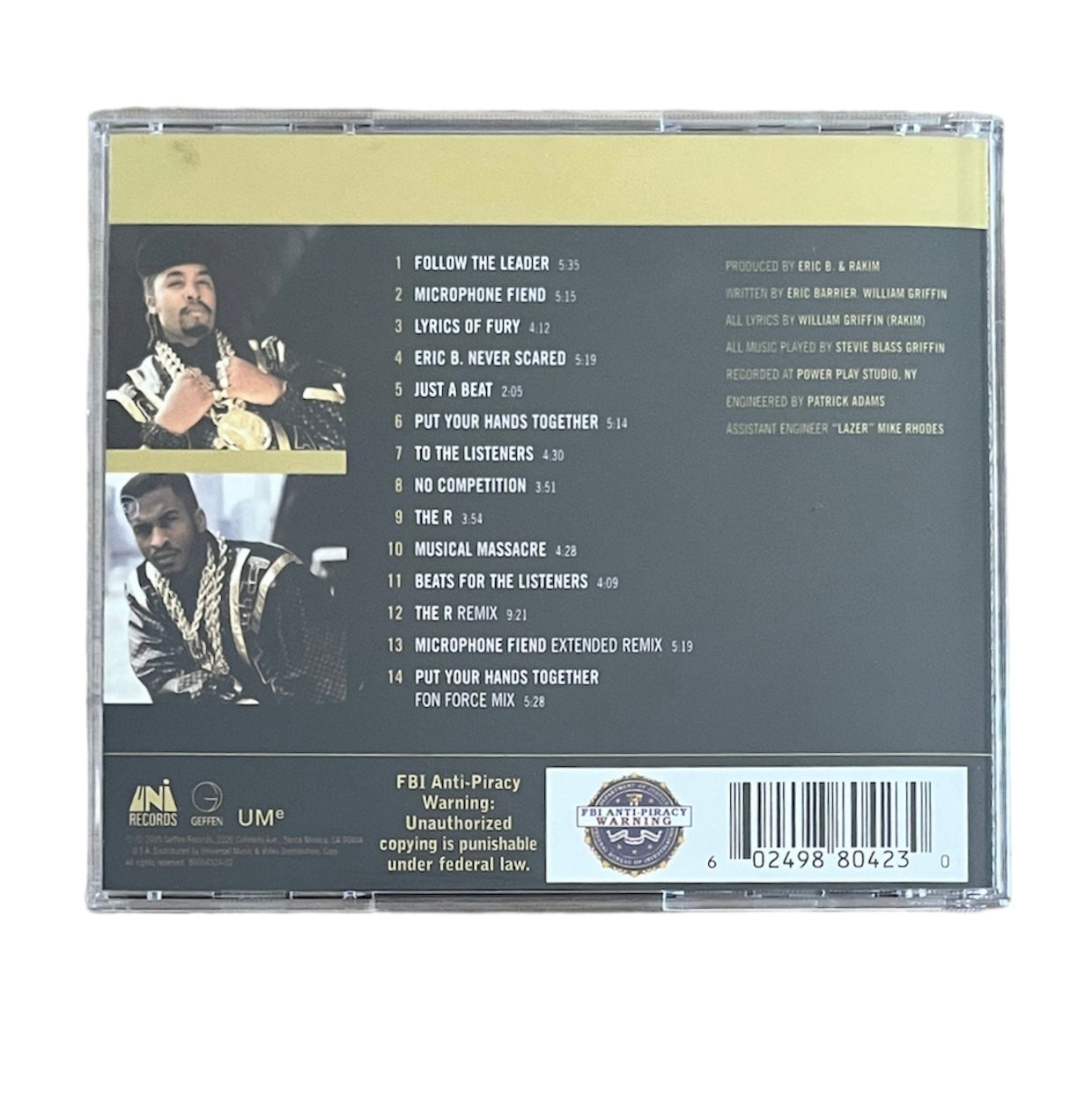 ERIC B & RAKIM - FOLLOW THE LEADER - 1988 (CD)
