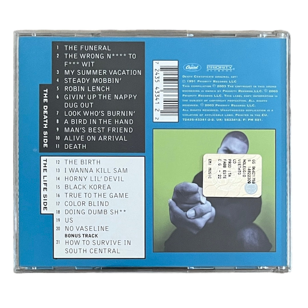 ICE CUBE - DEATH CERTIFICATE - 1991 (CD)