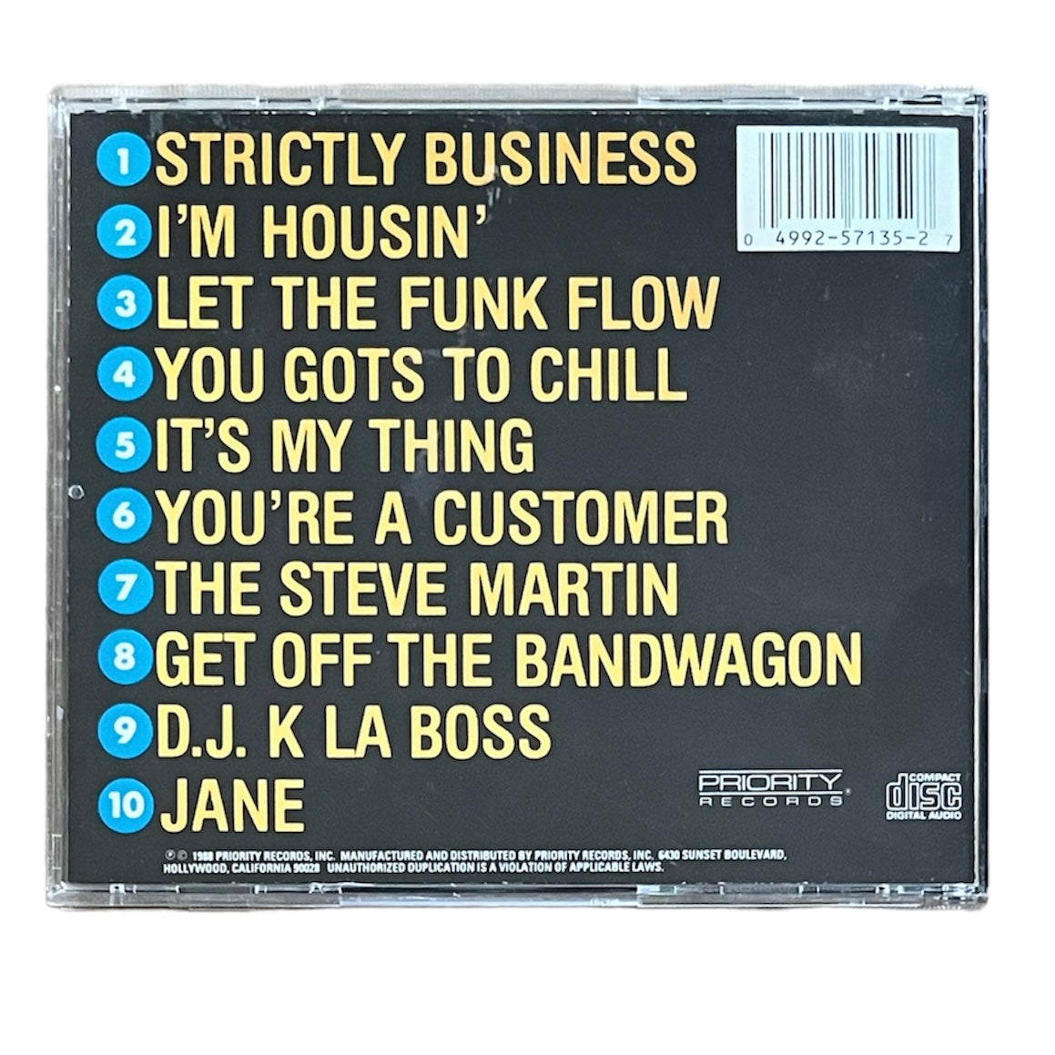 EPMD - STRICTLY BUSINESS - 1988 (CD)