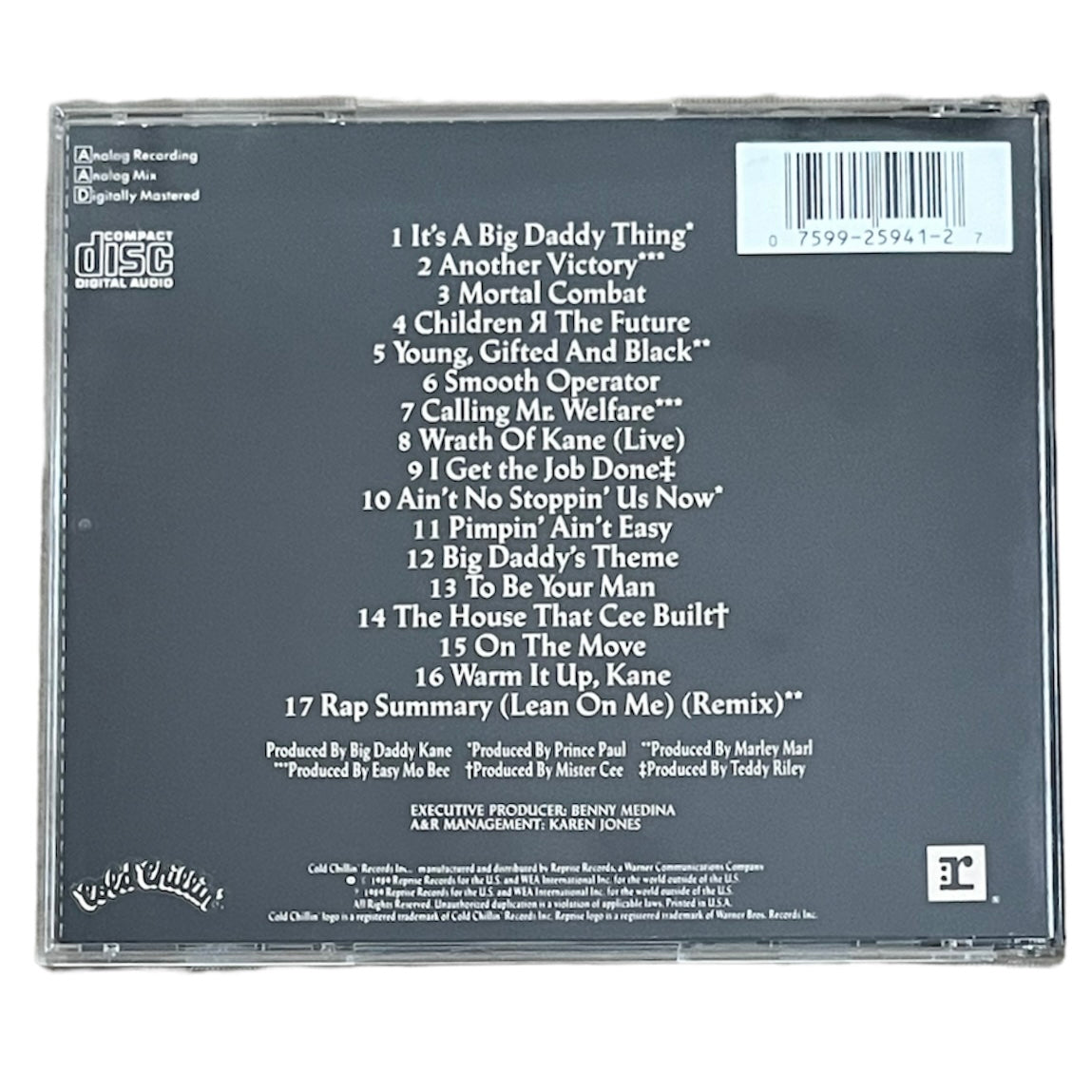 BIG DADDY KANE - IT’S A BIG DADDY THING - 1989 (CD)