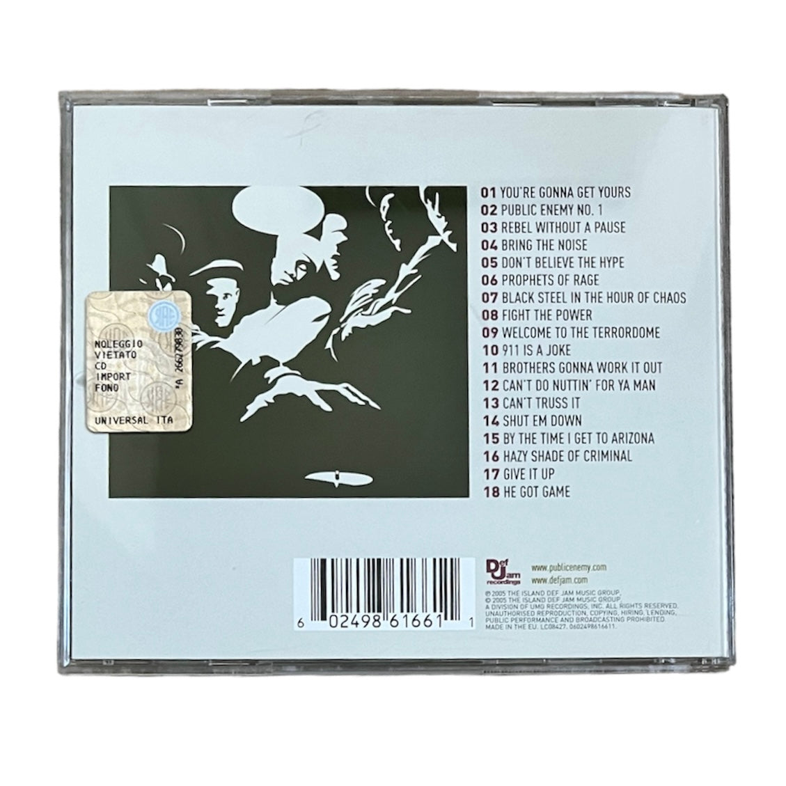 PUBLIC ENEMY - POWER TO THE PEOPLE AND THE BEATS (PUBLIC ENEMY’ GREATEST HITS) - 2004 (CD)