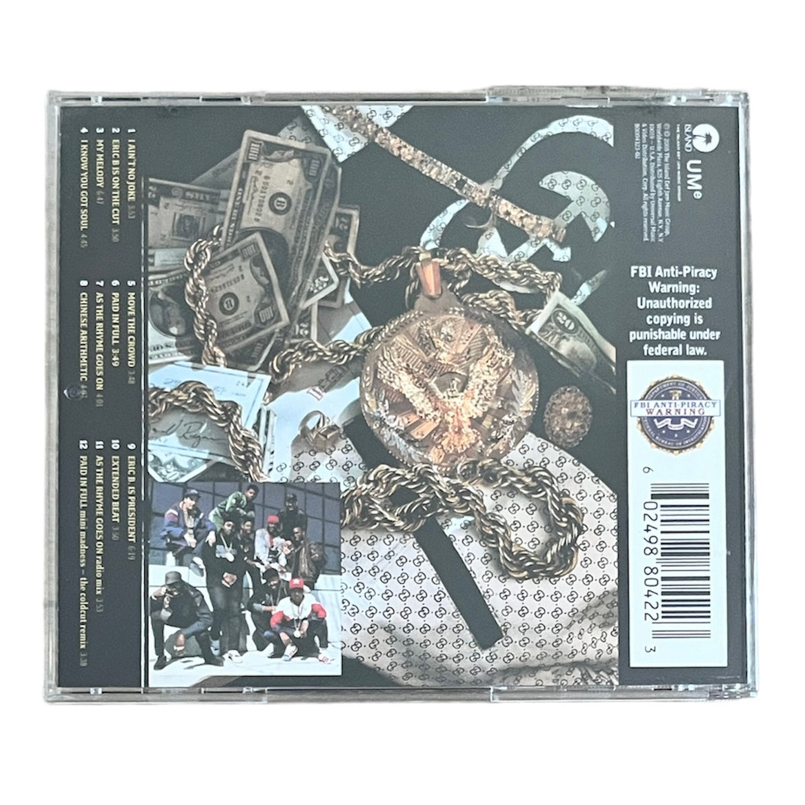 ERIC B & RAKIM - PAID IN FULL - 1987 (CD)