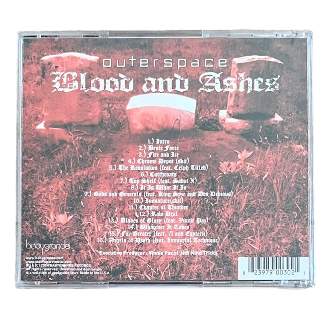 OUTERSPACE - BLOOD AND ASHES -2004 (CD)