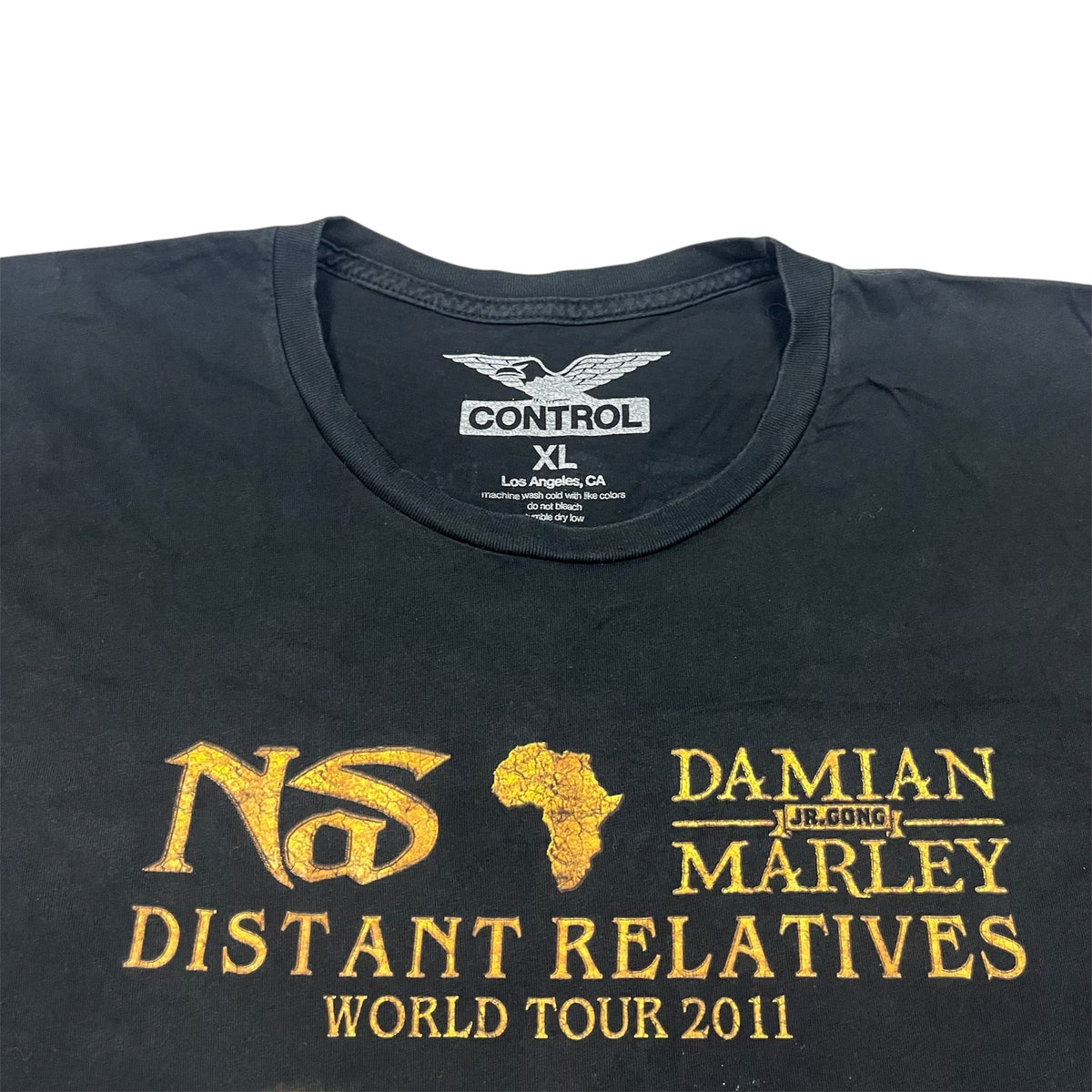 2011 NAS & DAMIAN MARLEY Distant Relatives World Tour Tee / XL