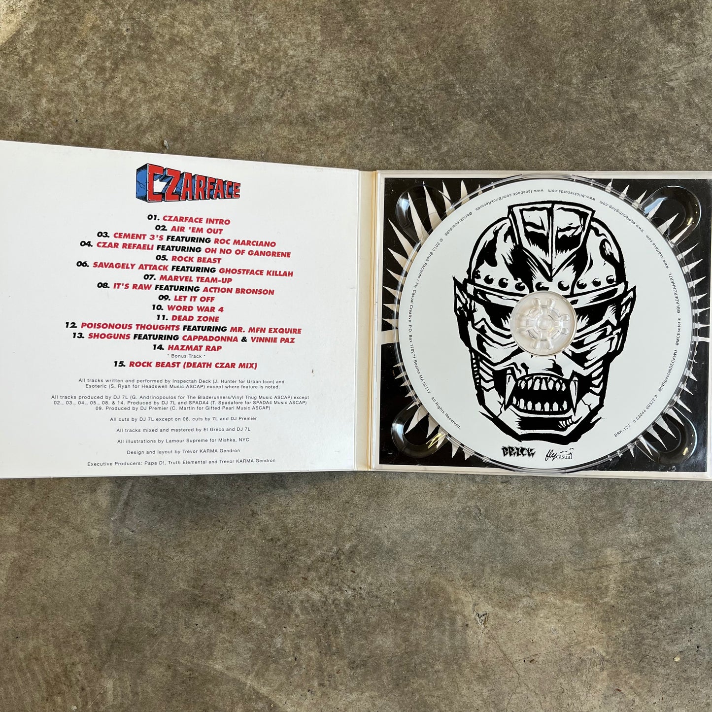 7L, ESOTERIC, INSPECTAH DECK - CZARFACE - 2013 (CD)