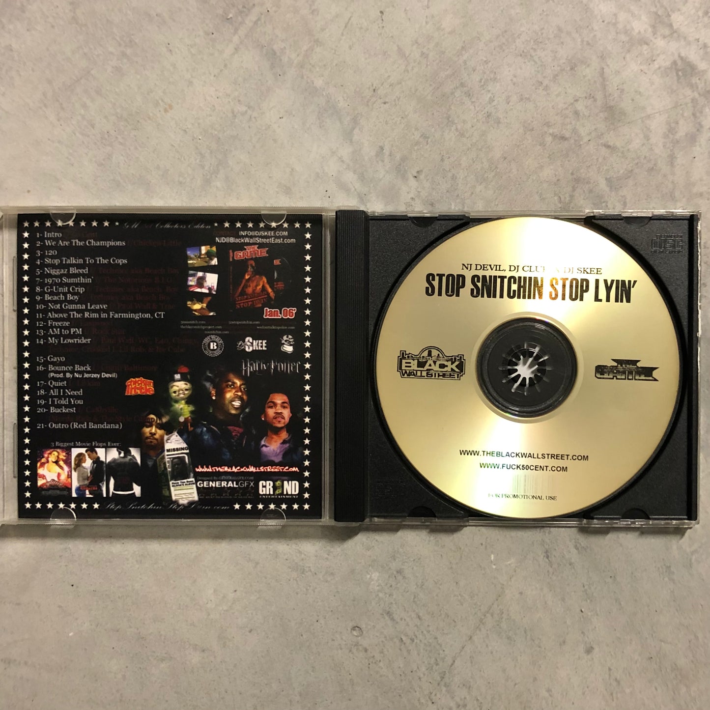THE GAME - STOP SNITCHIN’ STOP LYIN’ - 2006 (CD)